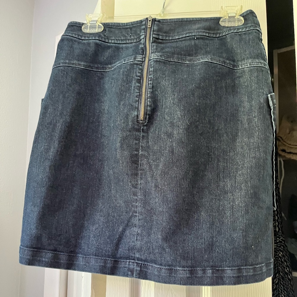 Loft Jean Skirt